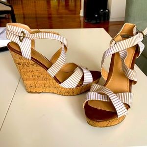 Size 11 gently worn Chinese Laundry wedge heels